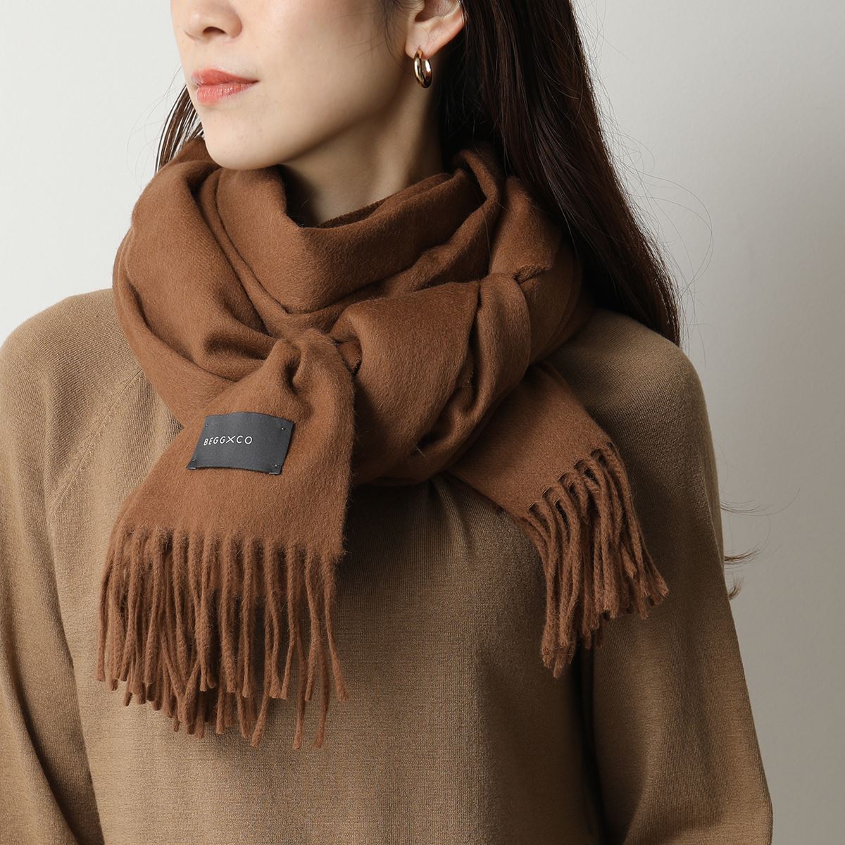 楽天市場】BEGG&CO ベグアンドコー マフラー JURA Plain レディース 65