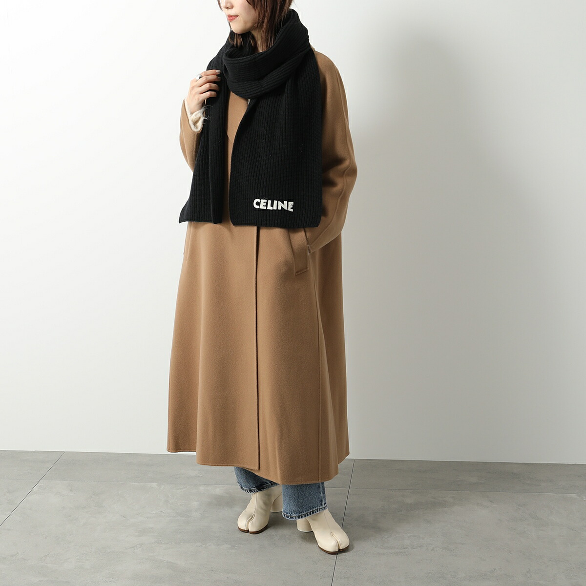 楽天市場】CELINE セリーヌ ニットマフラー 2AC35423P.38NO レディース