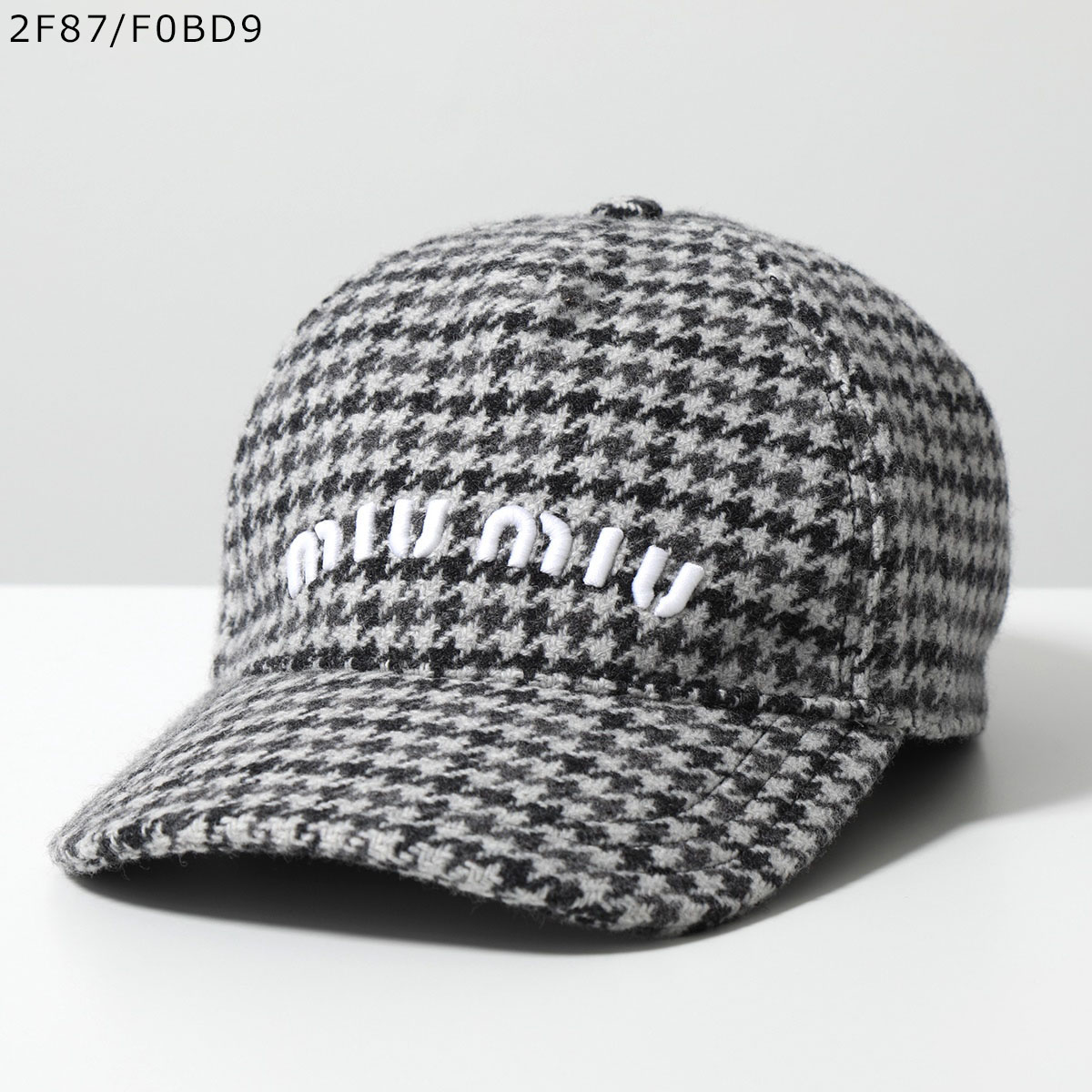 楽天市場】MIUMIU ミュウミュウ ベースボールキャップ 5HC179 2F87