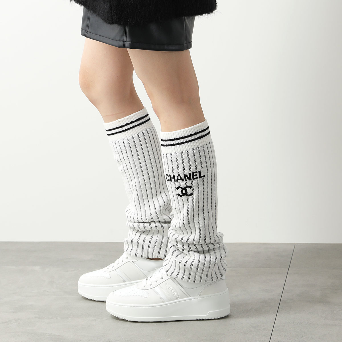 楽天市場】CHANEL シャネル レッグウォーマー AA9804 B15518