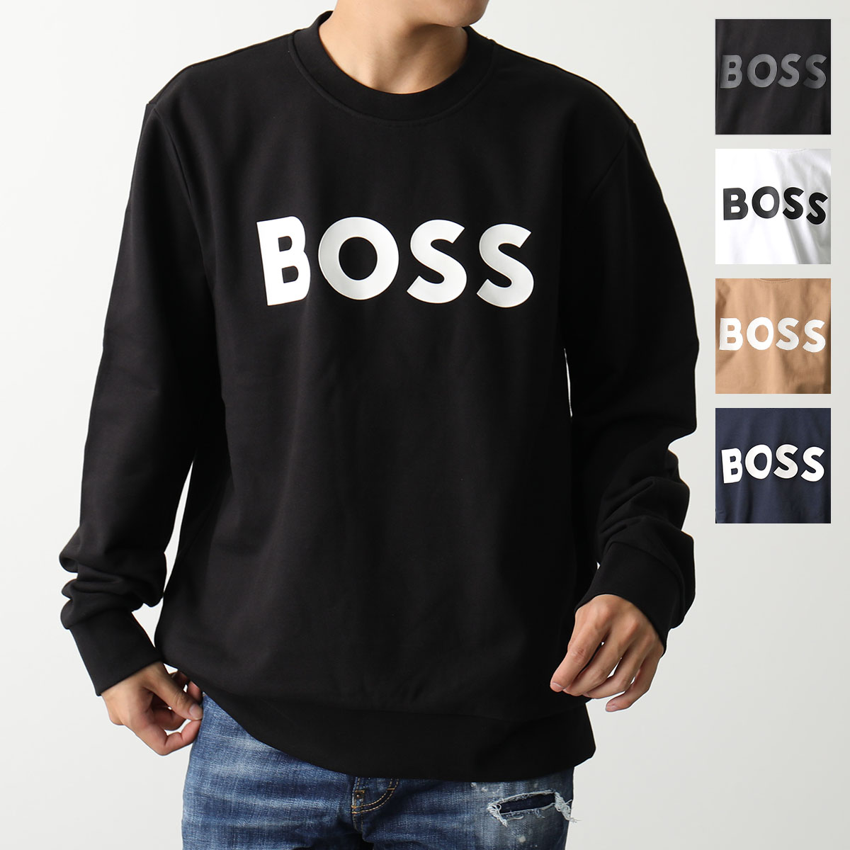 楽天市場】HUGO BOSS ヒューゴボス スウェットシャツ BLACK SOLERI