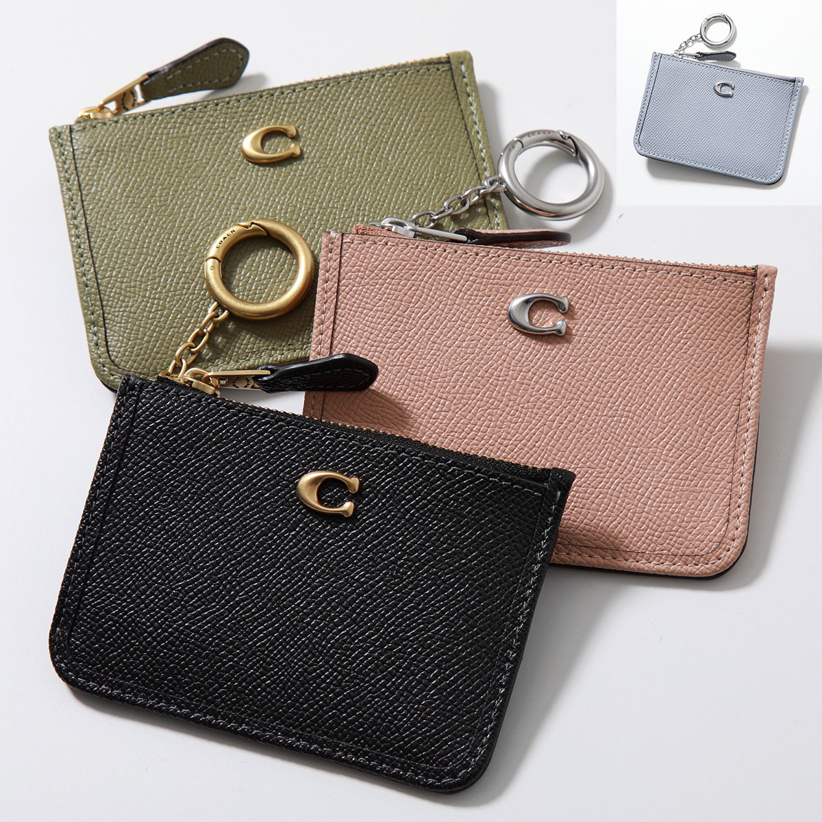 楽天市場】COACH コーチ パスケース MINI ID SKINNY CASE ミニ ID