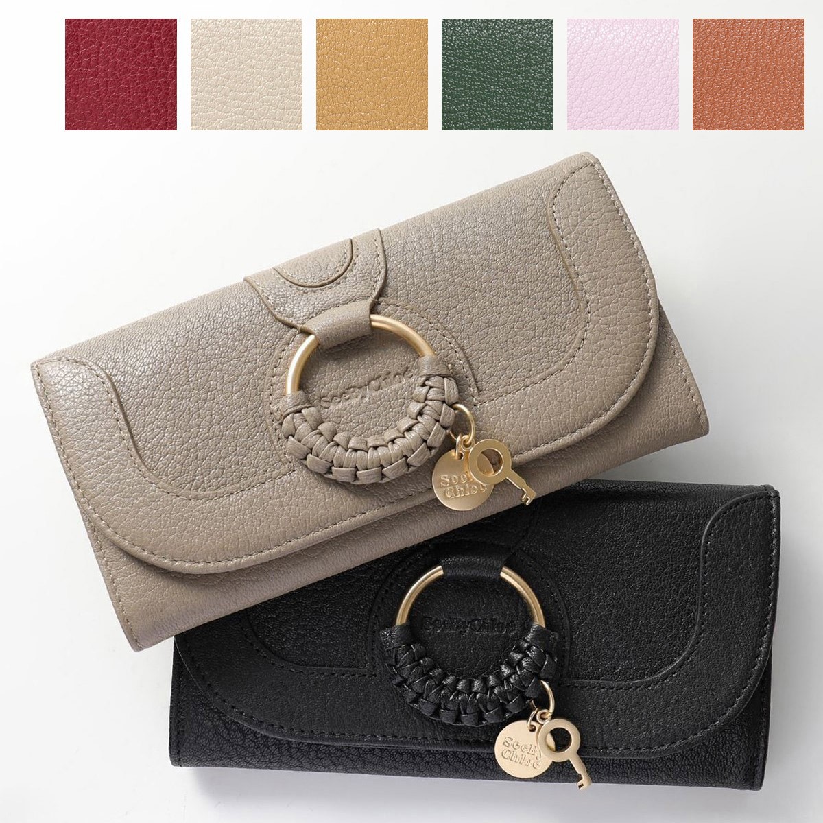 楽天市場】See By Chloe シーバイクロエ 二つ折り長財布 HANA ハナ