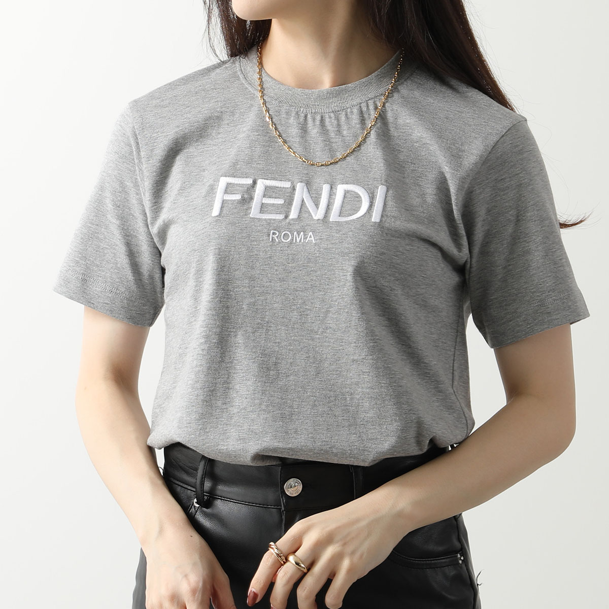 楽天市場】FENDI フェンディ 半袖Tシャツ FS7254 ALCA レディース ロゴ