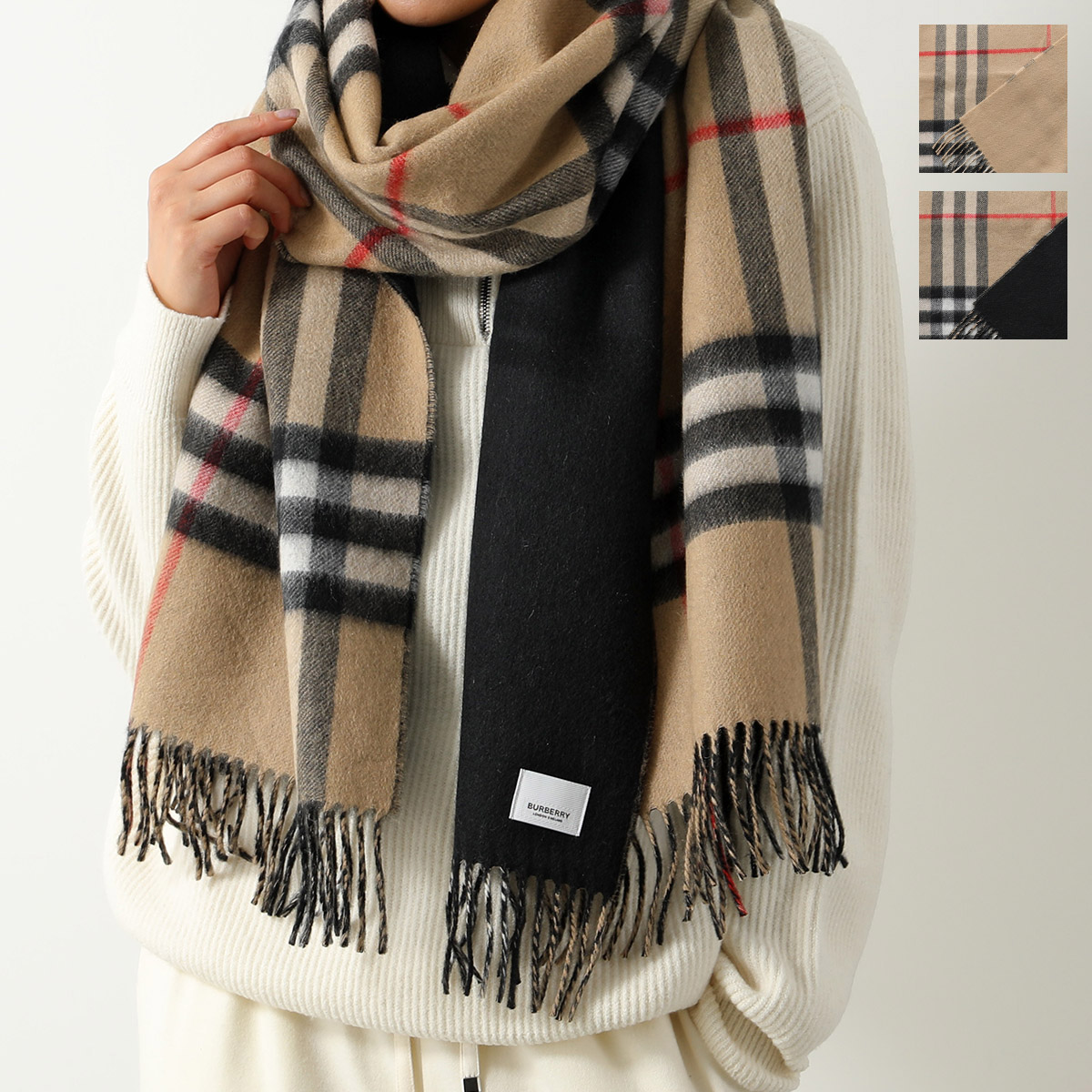 楽天市場】BURBERRY バーバリー ストール MU GNT CHK SLD LNG CSSC