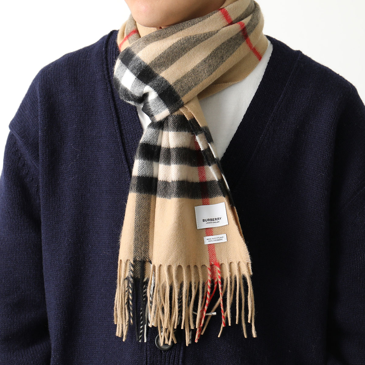 楽天市場】BURBERRY バーバリー マフラー MU GIANT CHK SFA CS SC