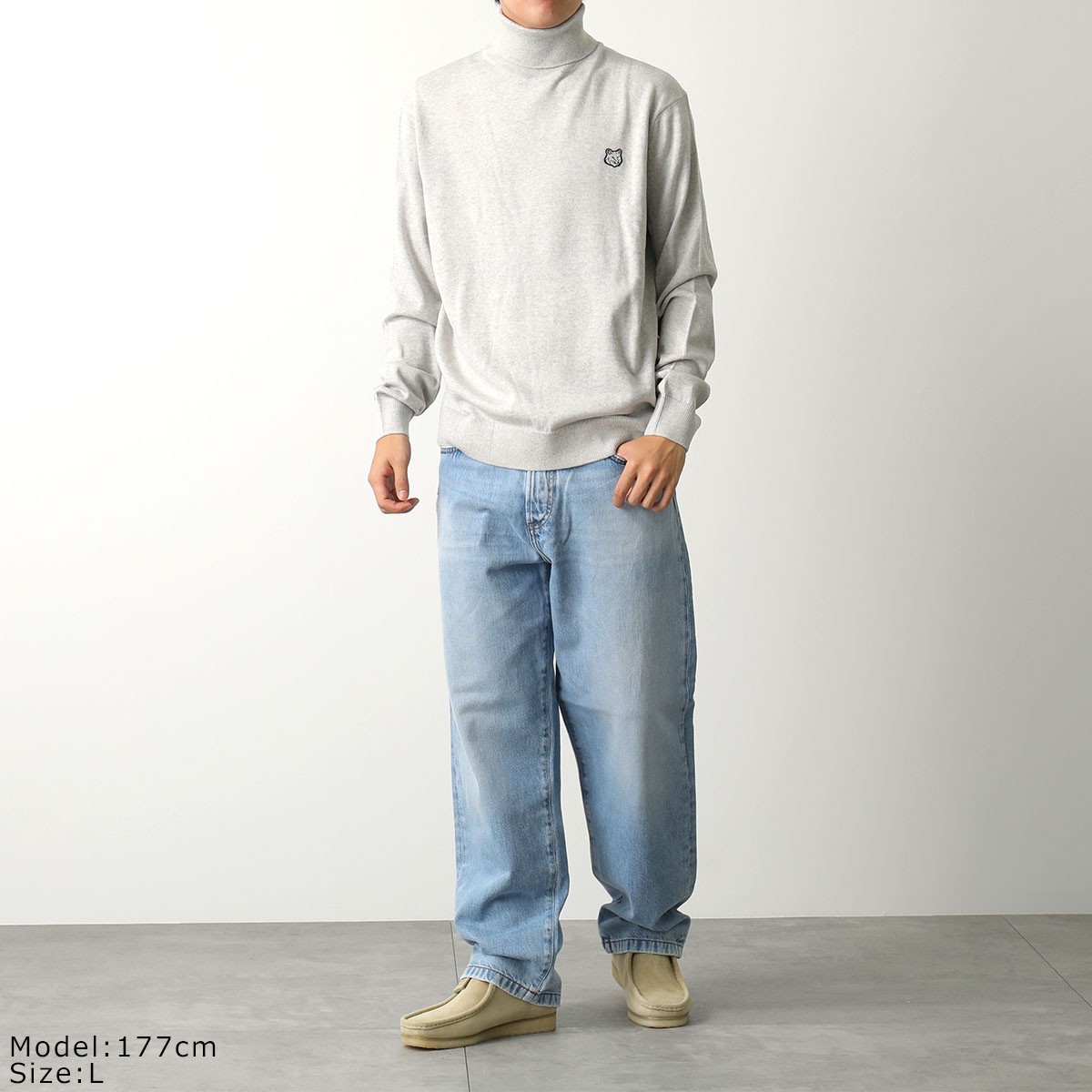 楽天市場】MAISON KITSUNE メゾンキツネ セーター FOX HEAD PATCH