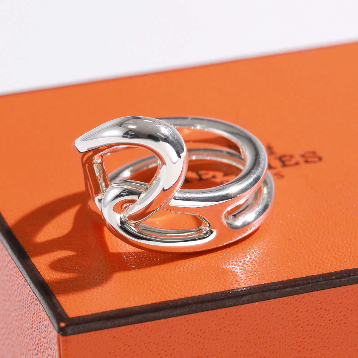 楽天市場】HERMES エルメス リング Chaine dAncre Punk