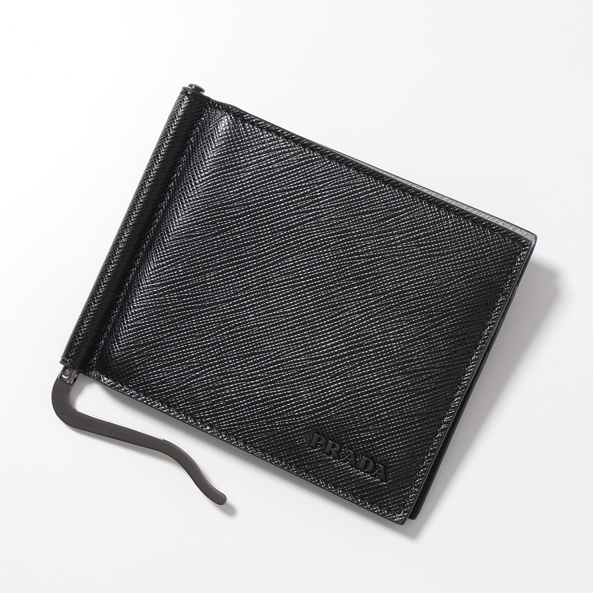 楽天市場】PRADA プラダ 2MN077 ZLP F0002 メタルマネークリップ付 二