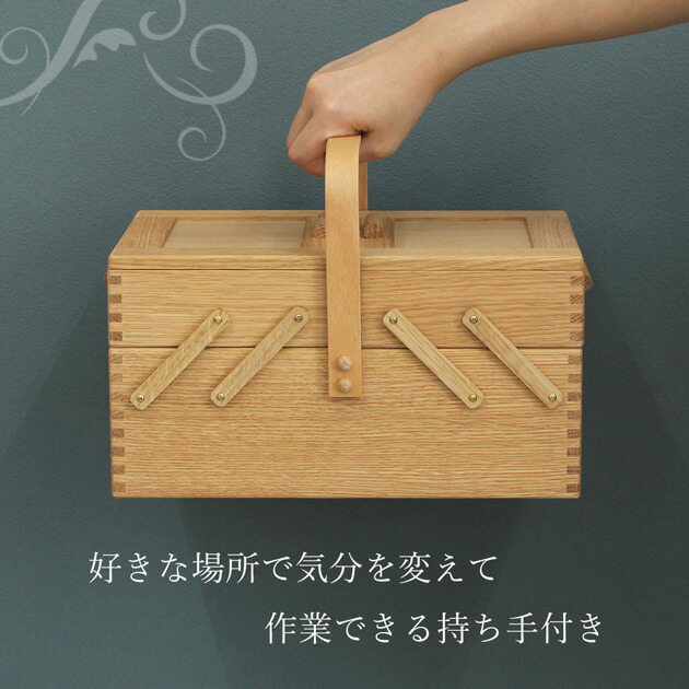 楽天市場】【P10倍&豪華おまけ付】倉敷意匠 裁縫箱 なら の ソーイング