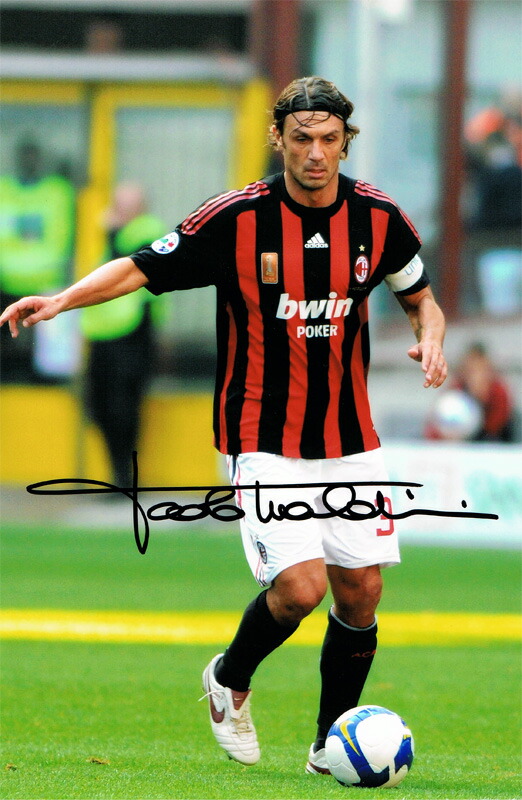 楽天市場】08/09 ACミラン オフィシャル 【マルディーニ】 直筆サイン