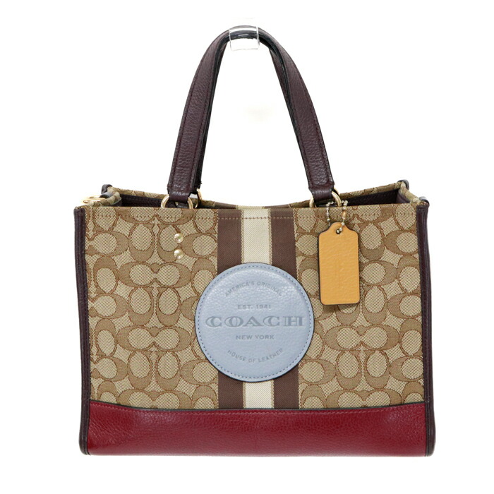 楽天市場】コーチ COACH デンプシー キャリーオール シグネチャー ジャ