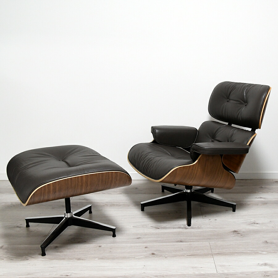 楽天市場】イームズラウンジチェア オットマンセット 総本革仕様 色