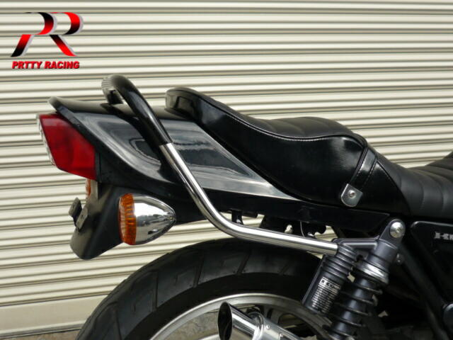 楽天市場】KAWASAKI ゼファー400/Χ メッキ極太ゴム巻きタンデムバー