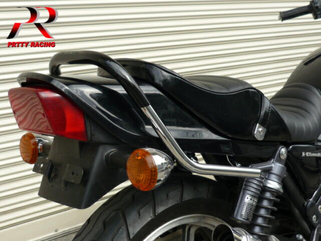 楽天市場】KAWASAKI ゼファー400/Χ メッキ極太ゴム巻きタンデムバー