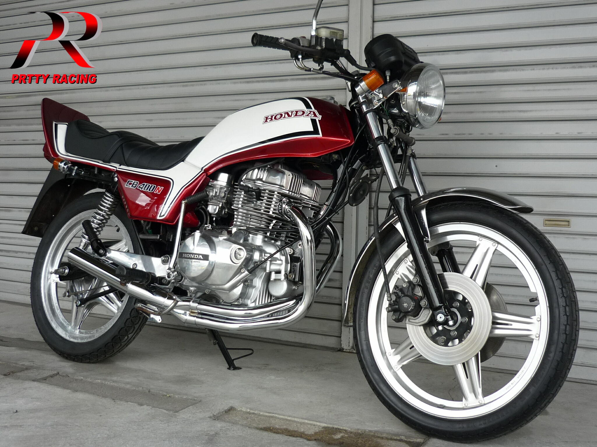 楽天市場】HONDA CB250N CB400N ホーク3 響 サイドクロス 二重加工