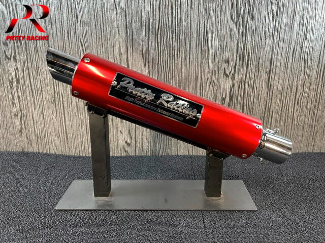 楽天市場】汎用 50.8π アルマイトサイレンサー タイプ3 レッド