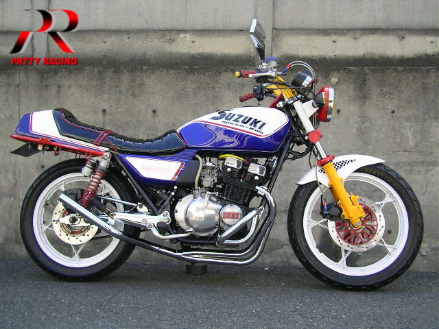 楽天市場】SUZUKI GSX400F ミドル管 50.8π 新品 マフラー