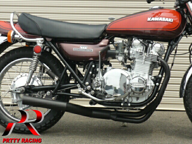 楽天市場】PRETTYRACING SPIDER KAWASAKI Z1/Z2 ショート管 70π 新品