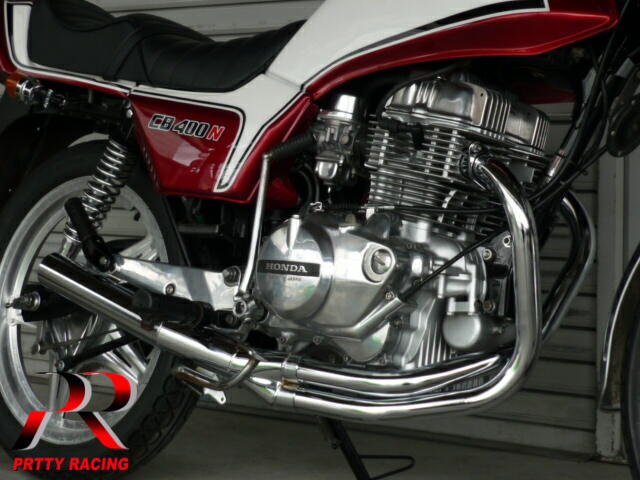 楽天市場】HONDA CB250N CB400N ホーク3 忍 サイドクロス ショート 管