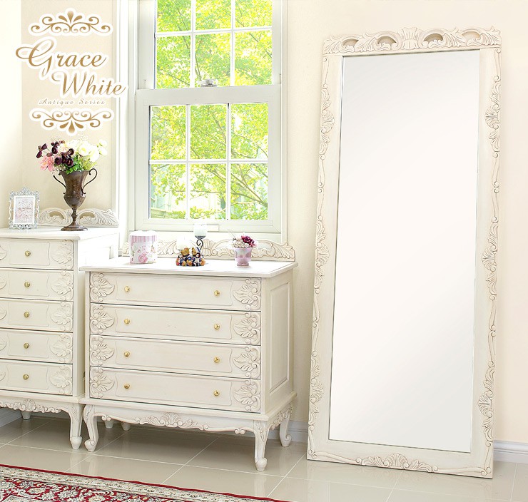 楽天市場】【土日限定☆クーポン有】アンティーク風 姫系 鏡