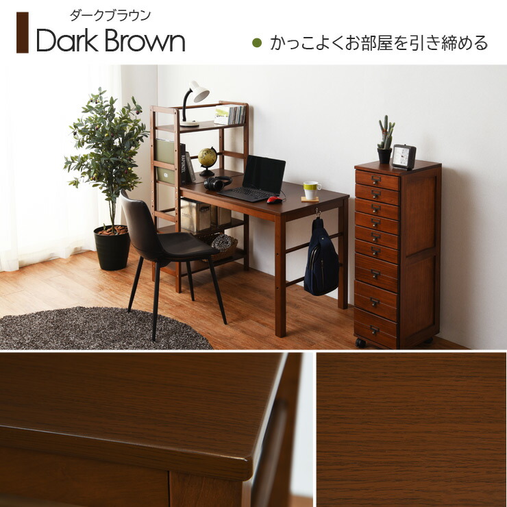 楽天市場】【エントリーで最大P4倍】収納ラック付きデスク 幅120cm