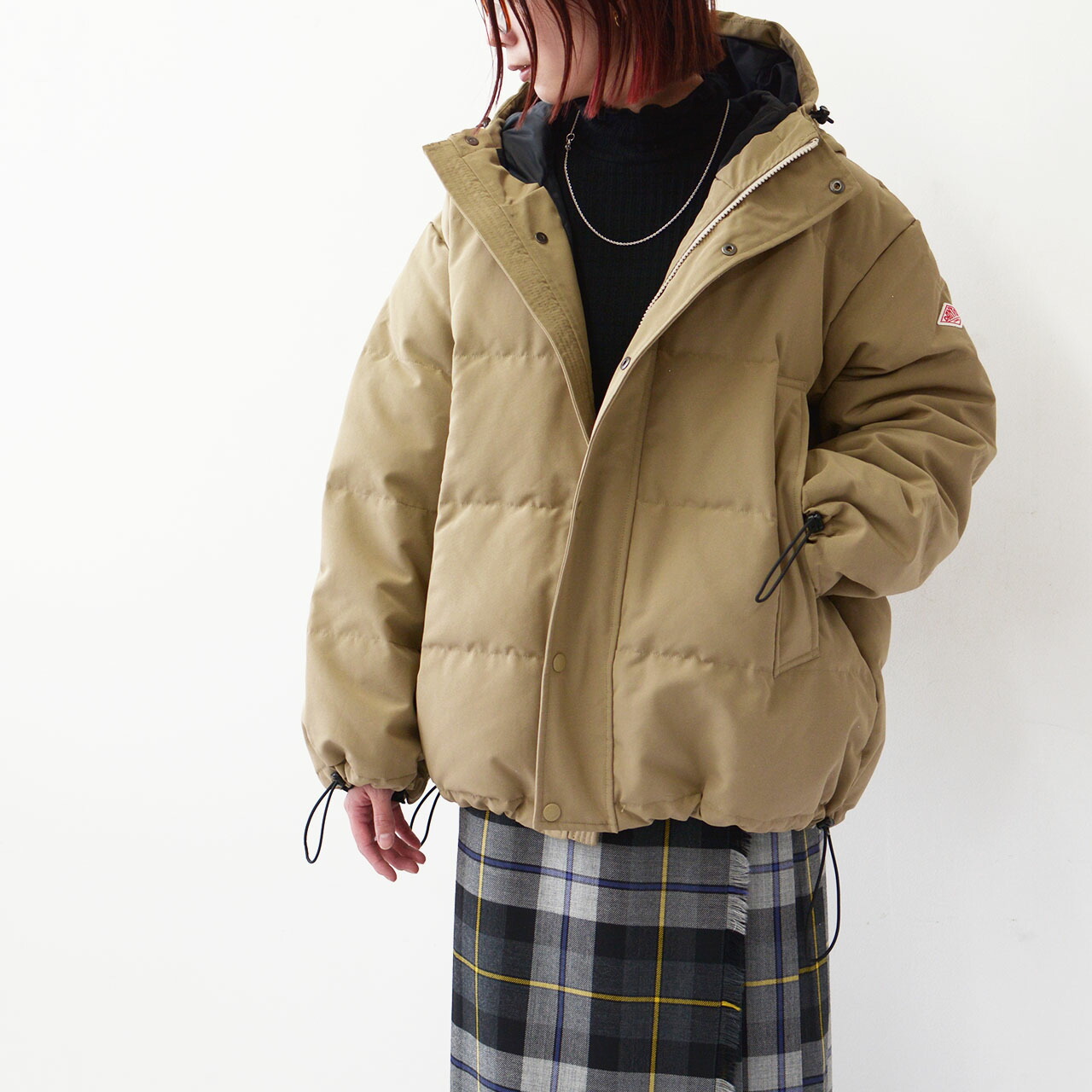 楽天市場】DANTON [ダントン] W BIG SILHOUETTE HOODED DOWN JACKET
