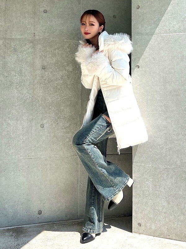 楽天市場】RESEXXY リゼクシー フード付 ダウン コート レディース