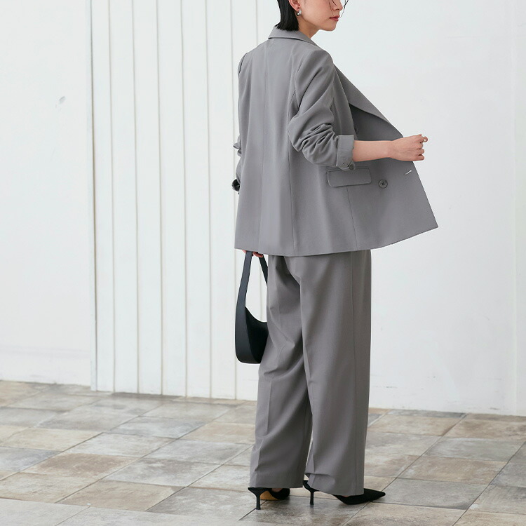 楽天市場】【ストレッチ】レディース セットアップ ママスーツ パンツ