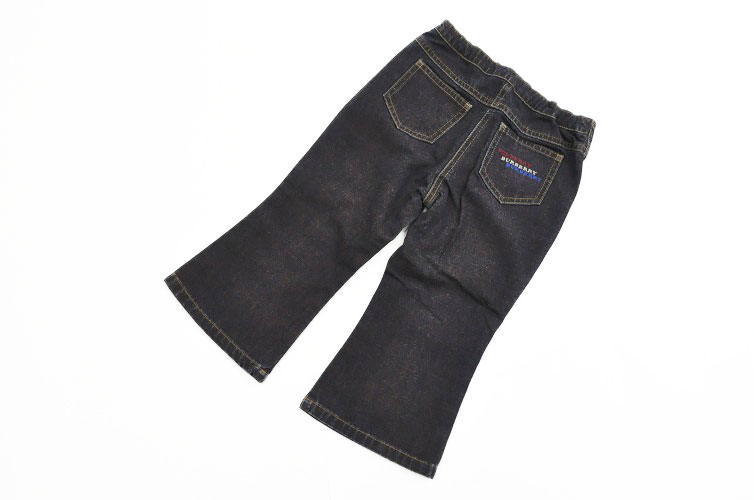 楽天市場】バーバリー ロンドン デニム パンツ キッズ 女の子 ステッチ