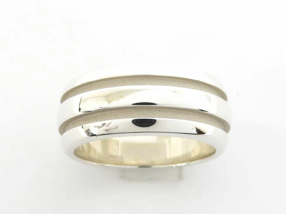 楽天市場】ティファニー SV925 グルーブドダブルライン リング #18.5