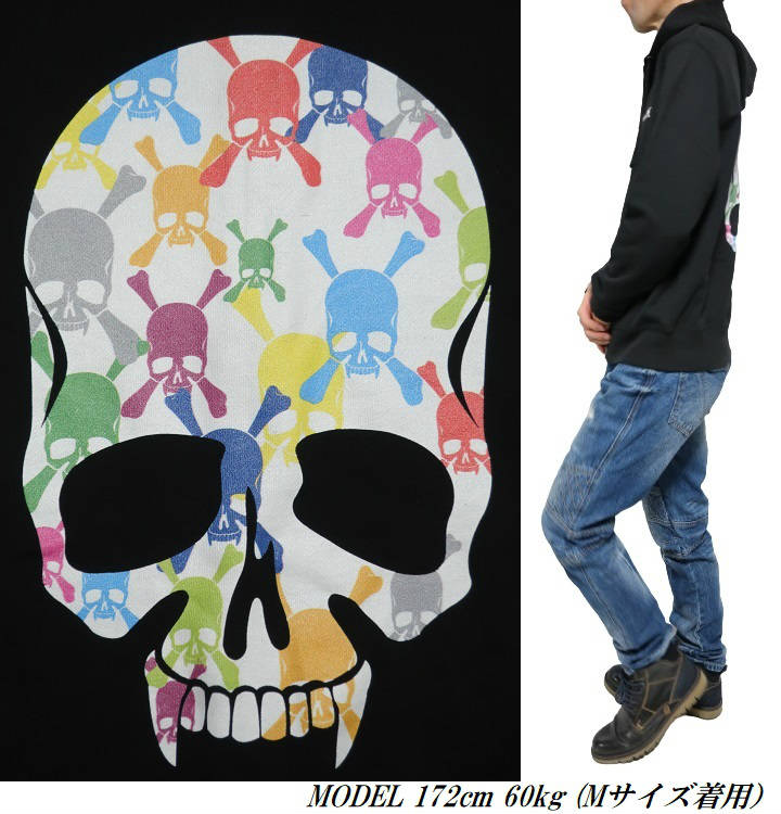 楽天市場】Roen スカル ドクロ パーカー ロエン メンズ ジップ