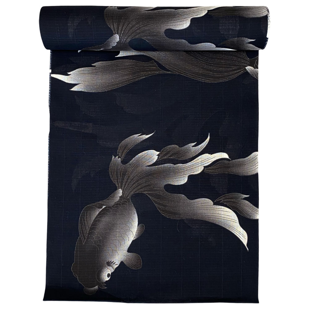 楽天市場】誉田屋源兵衛 浴衣 反物 単品【金魚/全5色】｜ゆかた 大人