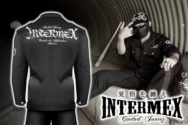 楽天市場】全刺繍 ロゴ文字 作業着 上下セット 服 INTERMEX ITM-051