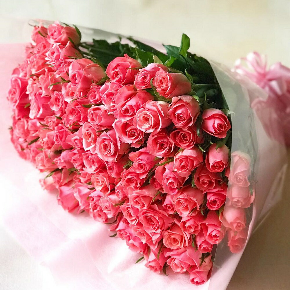 楽天市場】バラ 花束 108本 プロポーズ 【クール便出荷/北海道・沖縄も