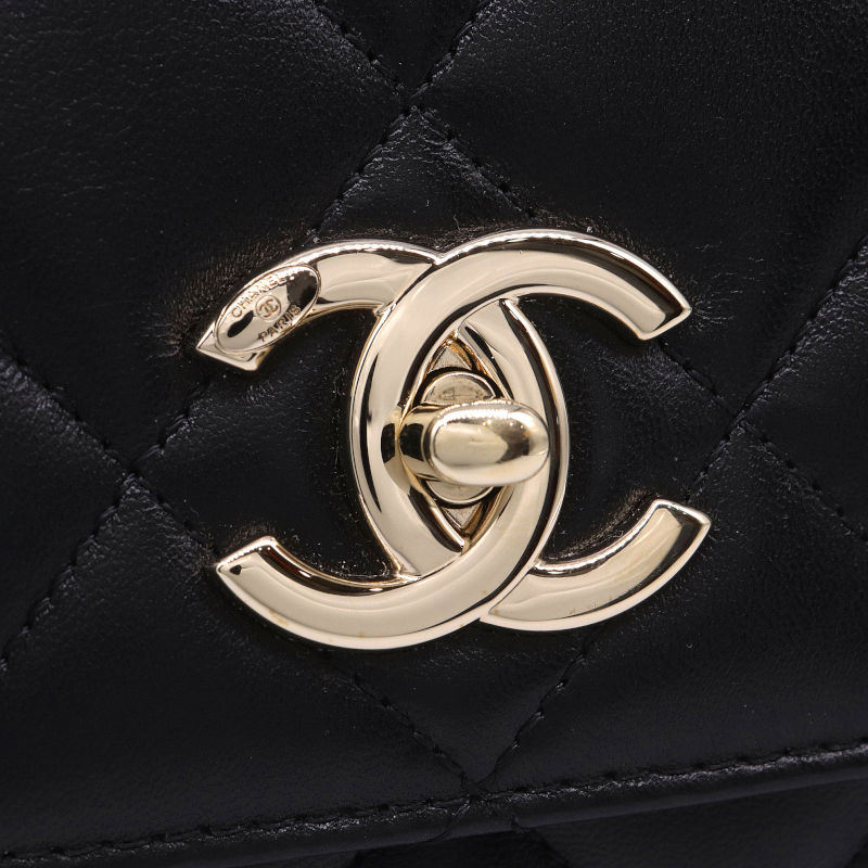 楽天市場】[返品OK] シャネル トレンディCC トップハンドルバッグ