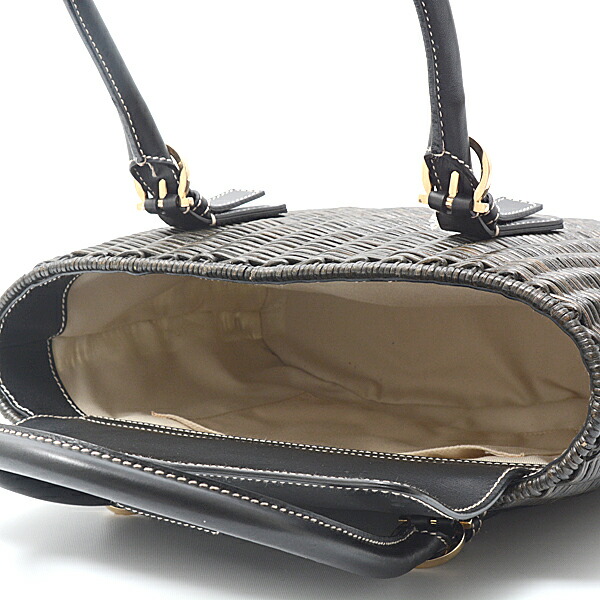 楽天市場】フェラガモ バッグ レディース ストローバッグ ハンドバッグ