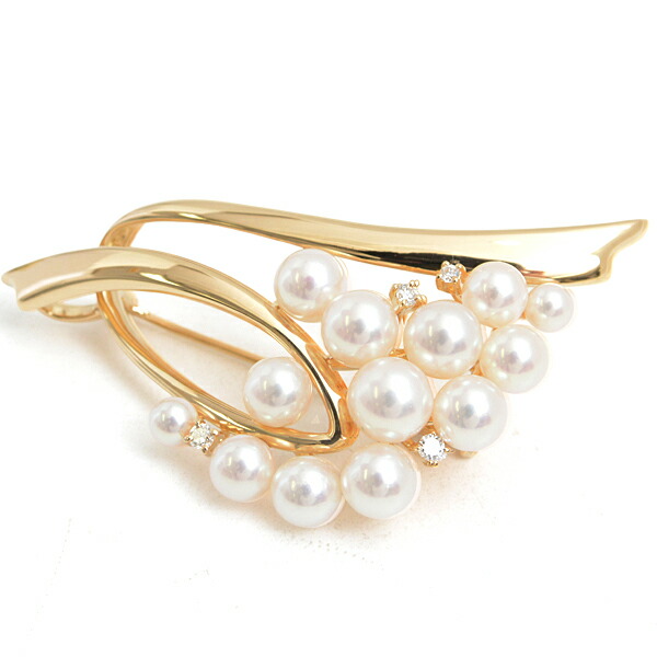 楽天市場】タサキ ブローチ レディース フラワーデザイン パール