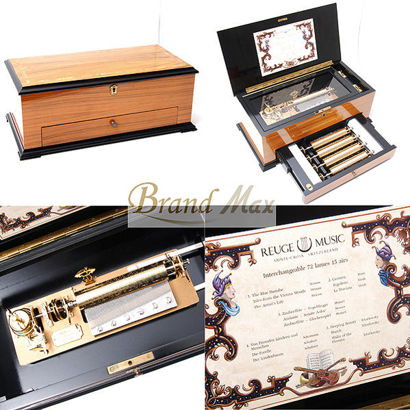 楽天市場】リュージュ REUGE オルゴール 72弁 15曲 OH済