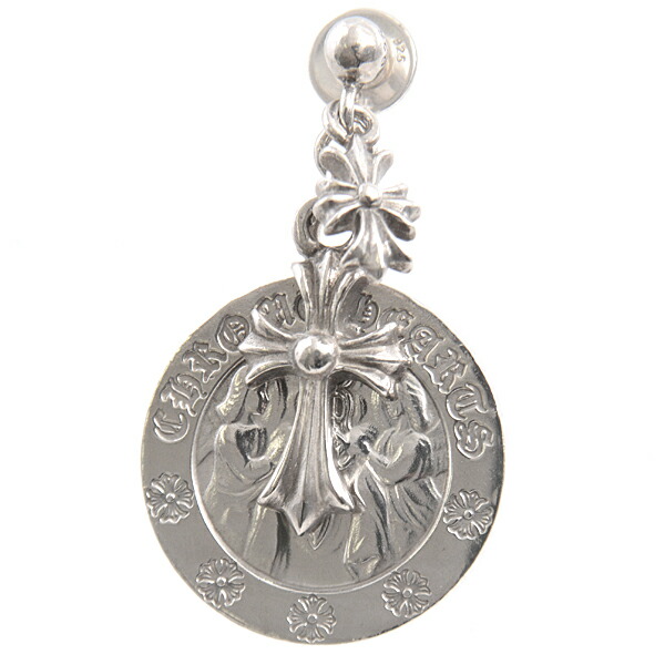 楽天市場】クロムハーツ CHROME HEARTS エンジェル メダル V2 ピアス