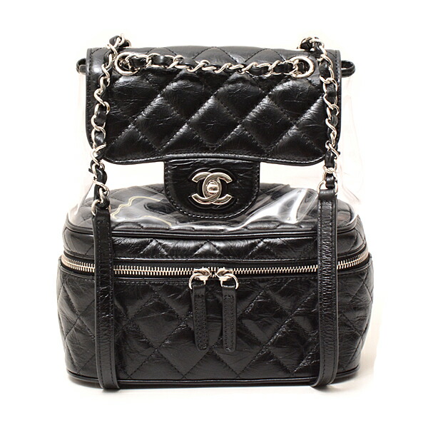 楽天市場】シャネル バッグ レディース クリアバックパック マトラッセ