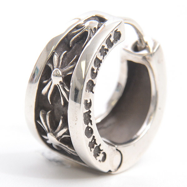 楽天市場】クロムハーツ ピアス メンズ ナロー V バンド ピアス 左耳用