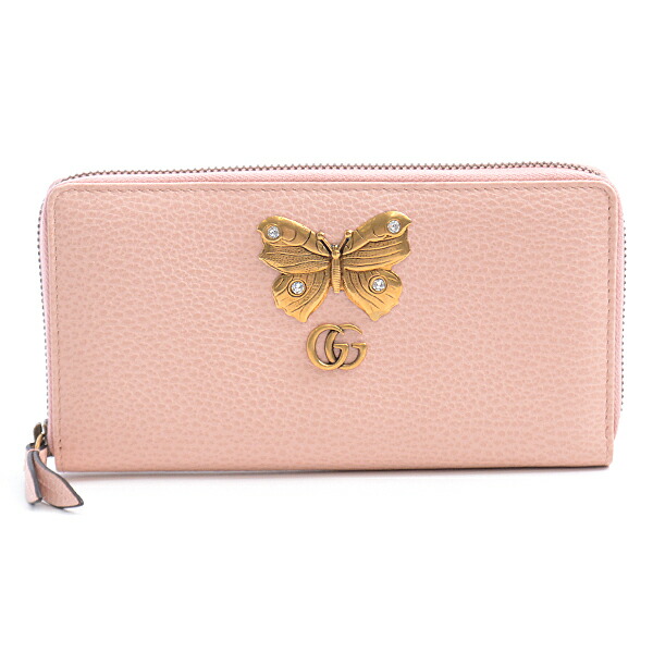 楽天市場】グッチ 財布 レディース GGマーモント ラウンドファスナー長
