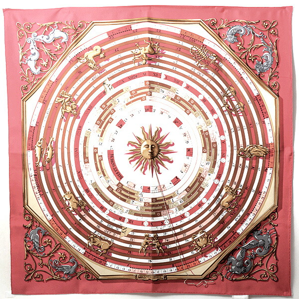 楽天市場】エルメス スカーフ レディース カレ90 DIES ET HORE 占星術