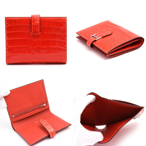 楽天市場】エルメス 財布 レディース ベアンコンパクト Z刻印 二つ折り