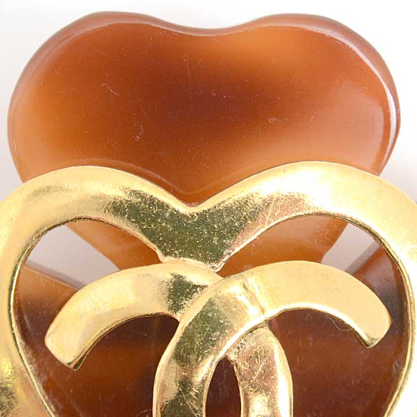 楽天市場】シャネル ブローチ レディース ココマーク べっ甲柄