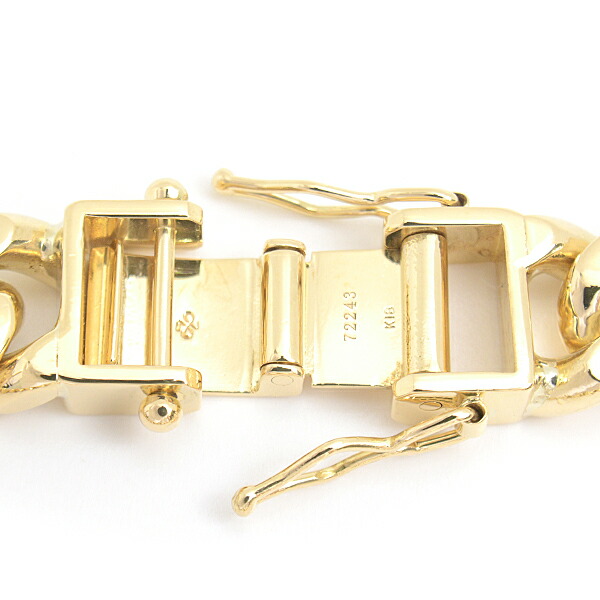 楽天市場】ジュエリーマキ 喜平 ブレスレット K18 2面カット 100g 22cm
