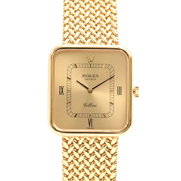 楽天市場】ロレックス 時計 メンズ チェリーニ 金無垢 手巻き イエロー