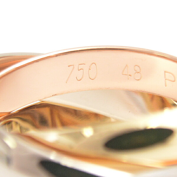 楽天市場】カルティエ 指輪 レディース トリニティ リング 48号 実寸8