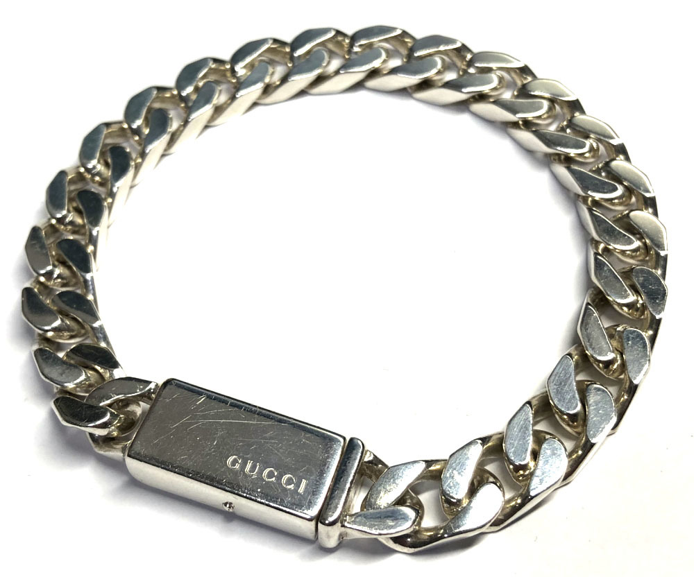 楽天市場】グッチ 喜平 ブレスレット シルバー SV925 メンズ 銀製